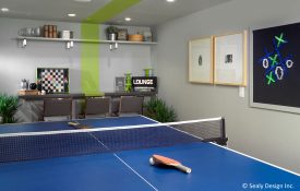 Basement games room